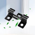 100 Pcs Composite Decking Clips, Btstil Fastener Board Clip Composite Decorative Stainless Steel Hidden Fixing Fasteners Decking Fixings (10mm)
