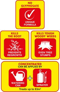 Vitax SBK Brushwood Weedkiller Concentrate 1L – Kills Roots, Brambles & Stumps