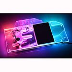 Bykski GPU Waterblock GPU Water Cooler GPU Watercooling Block GPU Liquid Cooling Block LED Copper GPU Block GPU Liquid Cooler for Graphics Card Gigabyte RX5700XT Gaming OC 8G (5V 3-Pin ARGB Lights)