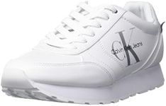 Calvin Klein Women's Cayle2 Sneaker, White, 8