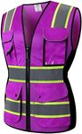 JKSafety 9 Pockets Women Hi-Vis Ref