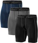 Roadbox Compression Shorts Mens 3 P