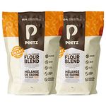 Peetz S.M.A.R.T. Blend 60% Superfoods & Ancient Whole Grains | Allergen-free |Gluten-Free Low-Starch | All-Purpose Flour | One-To-One | Easy-to-use blend for Bread, Pizza, Pasta, Cookies, Cakes, muffins | Healthier more nutritious Options | High in vitamins & minerals | Non-GMO | 1 kg Bag | (Pack Of 2)