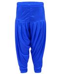 AFIYA Girl's Patiala - Royal Blue (10-11 Years)