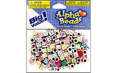 Darice 6 mm Alphabet Beads, Pack of 160, Multi-Colour