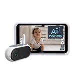 Tiny Traveler AI 1080P 5" Baby Monitor White