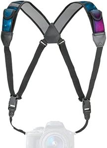 USA GEAR Imbracatura pettorale per fotocamera DSLR con fibbie a sgancio rapido, modello Galaxy e tasche per accessori - Compatibile con Canon, Nikon, Sony e altre fotocamere Point and Shoot