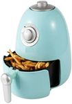 2L Air Fryer, Compact Air Fryer with Dual Knob Control, Non-Stock Fry Basket, Auto Shut-Off - AF-12_Intexca