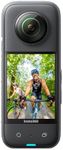Insta360 X3 - Waterproof 360° Action Camera with 1/2 Inch Sensor, 5.7K 360°, 72MP 360° Photos, Stabilisation, 2.29" Touch Screen, Vibration Feedback, AI Editing, Live Streaming