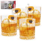 Spiegelau Perfect Serve Collection Double Old-Fashioned Glass (Set of 4, D.O.F. 13 oz. Glasses)(4500176)