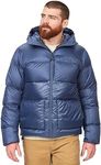 MARMOT Men’s Guides Hoody Jacket | Down-Insulated, Water-Resistant, Lightweight, Storm, Large, Storm, Large