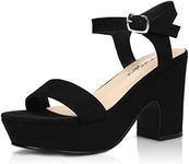 rsxses Women's Suede Platform Heels