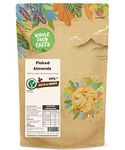 Wholefood Earth Flaked Almonds 500 g | GMO Free | High Fibre | Source of Protein