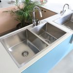 Eullora 304 Grade Stainless Steel Handmade Double Bowl Premium Kitchen Sink, Matt Finish.37" x 18" x 9"