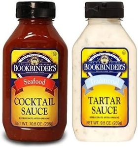 Bookbinders Seafood Cocktail Sauce and Traditional Tarter Sauce, 1 of Each (Pack of 2) - with Make your Day Basting Brush