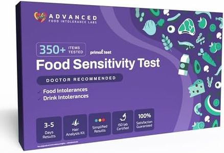 AFIL | Food & Drinks Sensitivity Testing Kit for Adults & Kids | 350+ Items, Gluten, Dairy | 30 Minute Consultation Included | Primal at Home Test Kit |