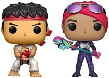 Pop Fortnite Ryu and Brite Bomber Vinyl Figure 2 Pack