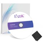 Elook CD Player Cleaner, Laser Lens Cleaning Disc for CD/VCD/DVD Player,Included Microfiber Cloth.