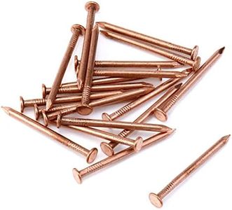 MY MIRONEY 20 Pack 1.5 Inch Copper Nails Solid Copper Nail Spikes for Slating & Roofing