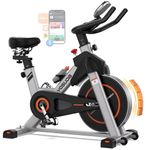 2026 YOSUDA Exercise Bike, Indoor Cycling Bike with APP LCD Display & Tablet Holder, Spin bike,Magnetic Resistance Exercise Bikes for Home Use, Stationary Bike, 160KG Weight Capacity