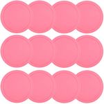 ONE250 3 1/4 inch Air Hockey Pucks, One Dozen Goal Full Size Packs Replacement Accessories for Game Tables (12 Pcs) (Pink)