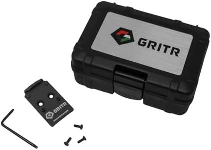 GRITR Optic Plate for Mounting RMR Footprint Optics to Walther PDP Firearm Models w/ 2.0 Optic Plate Mounting System – T10 Torx Screws & Wrench Included; Aluminum Adapter Plate