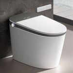 EPLO Smart Toilet Bidet with Auto Open Close,1000 Gram MaP Flush Score,Foam Dispenser, ADA Comfort Height, Blackout Flush,Auto Flush,Heated Seat,One Piece Elongated Toilet with Tank Built in U8MAX