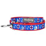 Blueberry Pet Durable Peace Bon Voyage Nautical Blue Dream Designer Dog Lead 150 cm x 1.5cm, Small, Leads for Dogs, Matching Collar & Harness Available Separately