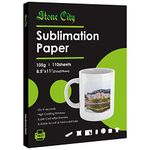 Sublimation Paper 110 Sheets 8.5x11'' for Heat Transfer, Tumbler, DIY Gift, Mug, T-Shirt, Light Fabric Compatible with Inkjet Printer with Sublimation Ink
