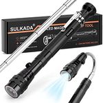 SULKADA LED Magnetic Telescoping Pick up Tool with LED Light, Fathers Day Gift Ideas Flexible Neck,Men's Gifts Stocking Stuffer for Men/Dad/Women