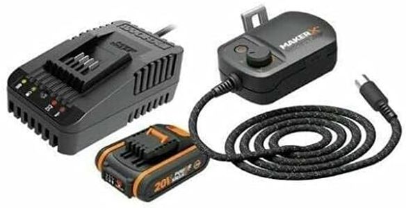 Worx 20V Makerx Power Hub Combo Adaptor + 2.0Ah Battery + Charger Set