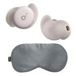 soundcore Sleep A20 Earbuds by Anker with Sleep Mask, Noise Blocking, Ultra-thin for Comfortable Side Sleeping, 80-Hour Playtime, Stream Content via Bluetooth 5.3, Sleep Monitor, Personal Alarm