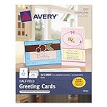 Avery 3265 Greeting Cards, Inkjet, 