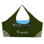 PANFIKH Large Yoga Mat Bag, Yoga Mat Carry Bag with Side Pocket, Yoga Mat Cover Bag for Yoga mat 6mm to 15 mm Yoga Accessories Bag for Thick Yoga mat for Women (Olive Green)