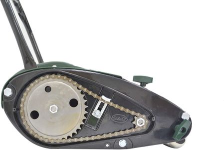 Webb Manual Hand Push Cylinder Lawnmower with Roller, 30cm, 18L Bag