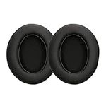 kwmobile Ear Pads Compatible with DOQAUS Earpads - 2x Replacement for Headphones - Black