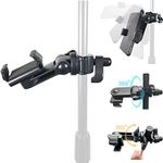 AccessoryBasics Music Boom Mic Microphone Stand Smartphone Mount w/360° Swivel Adjust Holder for Apple iPhone 7 Plus 6s SE Samsung Galaxy S8 S7 EDGE S6 Nexus 5 6 LG G5 V20 phones