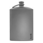 Kuvik 260ml (8.8 oz) Titanium Flask - Ultralight and Compact Flask for Backpacking, Camping, and Hiking