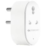 Zebronics ZEB-SP116, smart Wi-Fi plug compatible with google assistant & alexa, supports upto 16A and comes with a dedicated APP That features Scheduled Control and energy monitoring.