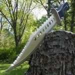 17" Tactical Hunting Rambo Full Tang Fixed Blade Knife Machete Bowie w/ Sheath