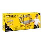 Stanley Jr. WB002-SY Children's Workbench - Let Your Child Play and Learn at the Same Time - Made of Solid and Durable Wood - from 5 Years, Yellow Black