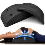 Backbridge (Grey), Adjustable Lower & Upper Back Stretcher For Lumbar Support Spine Alignment & Back Pain Relief By Renowned Kinesiologist Dr. Sinett