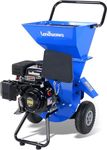 Landworks Super Heavy Duty 7HP Gas Powered Wood Chipper Shredder Chipping Max. of 3 INCH Capacity, 3 in 1 Capable Multi-Function, CARB Certified 3 Years Warranty