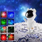 Galaxy Projector Astronaut Star Projector Starry Night Light with Nebula, Timer and Remote Control Bedroom Decor Aesthetics and Ceiling Projector, Christmas, Birthday Gifts