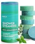 Shower Steamers Aromatherapy 8 Shower Bombs Tablets - Infused with Peppermint Essential Oils - Birthday Gifts for Women - Stocking Stuffers for Adults