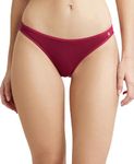 Jockey Women's Cotton Bikini (Pack of 1) (SS02_Beet Red_Small_Beet Red_S)