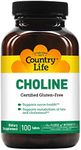 Country Life Choline 650 Mg, 100-Co