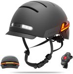 LIVALL BH51M Neo Smart Bluetooth Bike Helmet with Speakers & Built-in Microphone, CE CPSC Certified, Bike Helmet with Smart Turn Signals, Fall Detection, Bike Helmet with Visor for Adults Men Women