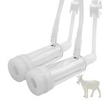 Hantop Milking Machine Accessory Double Head Teat Cup, Standard Size (φ20mm, for Goat)