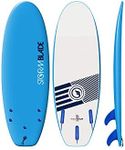 StormBlade 4ft10 Mini Surfboard // Foam Wax Free Soft Top Shortboard for Adults and Kids